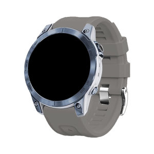 Olixar Garmin Watch Grey 22mm Silicone Strap - For Garmin Watch Epix