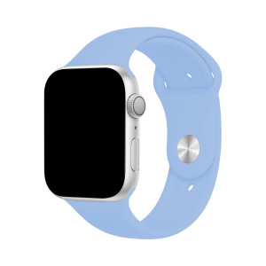 Olixar Blue Silicone Sport Strap - For Apple Watch Series 8 45mm
