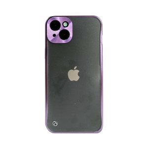 Olixar Purple Metal Bumper Case - For iPhone 14 Plus