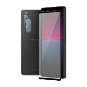 Olixar Tempered Glass Screen Protector & Twin Pack Camera Protectors - For Sony Xperia 10 IV