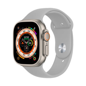 Olixar Grey Silicone Sport Strap - For Apple Watch Ultra