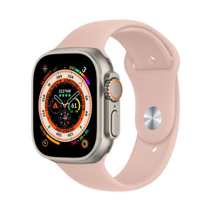Olixar Pink Silicone Strap - For Apple Watch Ultra