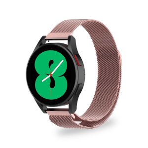 Olixar S/M Milanese Rose Pink Strap - For Samsung Galaxy Watch 5 Pro