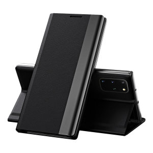 Black Wallet Case with Stand - For Samsung Galaxy A53