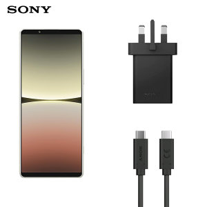 Official Sony Black 30W Fast Mains Charger & 1m USB-C Cable - For Sony Xperia 5 IV