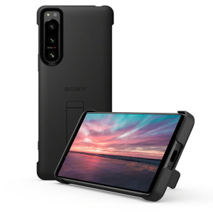 Official Sony Style Cover Black Stand Case  - For Sony Xperia 5 IV