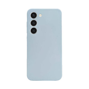 Olixar Soft Silicone Pastel Blue Case - For Samsung Galaxy S23