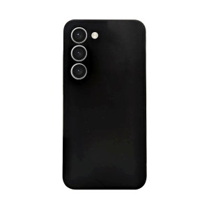 Olixar Soft Silicone Black Case - For Samsung Galaxy S23 Plus