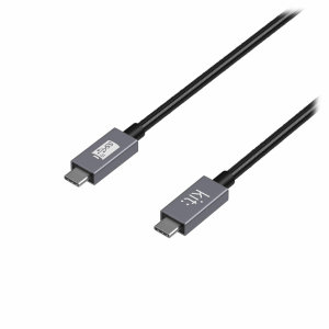 Kit Braided Black USB-C to USB-C Charging Cable 1m - For Macbook Air 13" 2022