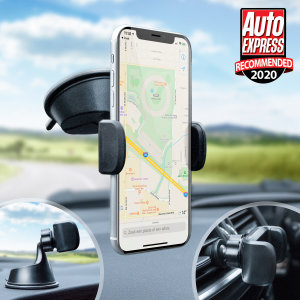 Olixar TriMount Windscreen, Dashboard & Vent Car Phone Holder - For iPhone 14 Pro