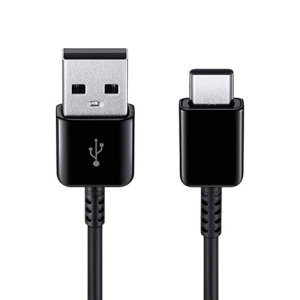 Official Samsung Fast Charging Black USB-C Cable - For Samsung Galaxy S22 Plus