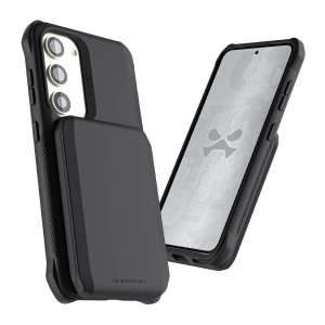 Ghostek Exec 6 Black Leather Magnetic Wallet Case - For Samsung Galaxy S23 Plus