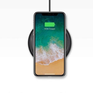 Mophie Black 10W Wireless Fast Charging Pad - For iPhone 14 Pro