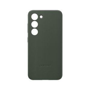 Official Samsung Leather Cover Green Case - For Samsung Galaxy S23