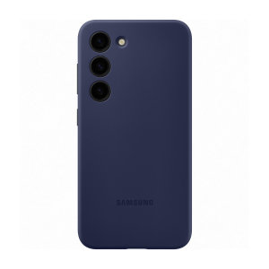 Official Samsung Silicone Cover Navy Case - For Samsung Galaxy S23