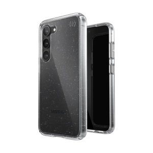 Speck Presidio Perfect Clear Gold Glitter Case - For Samsung Galaxy S23 Plus