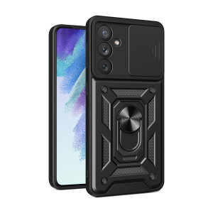 Olixar Black Privacy Case with Kickstand - For Samsung Galaxy A54 5G