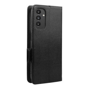 Olixar Leather-Style Black Case - For Samsung Galaxy A54