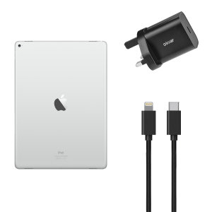 Olixar Black 20W Fast Mains Charger & USB to Lightning 1.5m Cable - For iPad Pro 12.9" 2015