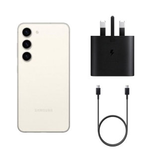 Official Samsung Super Fast 25W UK Wall Charger & 1m USB-C Cable - For Samsung Galaxy S23