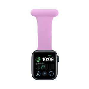 Olixar Pink Apple Watch Pin Fob for Healthcare Professionals - For Apple Watch Series SE 2022 40mm
