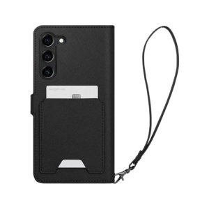 Spigen Black Wallet S Plus Case- For Samsung Galaxy S23
