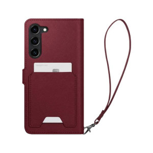 Spigen Burgundy Wallet S Plus Case - For Samsung Galaxy S23