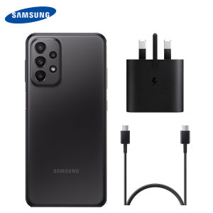 Official Samsung Super Fast 25W UK Wall Charger & 1m USB-C Cable - For Samsung Galaxy A24