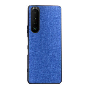 Olixar Blue Fabric Case - For Sony Xperia 1 V