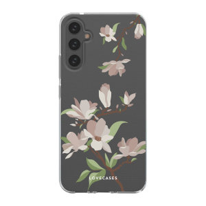 LoveCases White Cherry Blossom Gel Case - For Samsung Galaxy A34