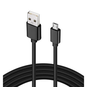 Official Samsung Black 2.0 USB-A to Micro-USB Sync and Charge 1.2M Cable