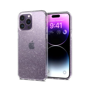 Olixar Clear Glitter Tough Case - For iPhone 14 Pro Max