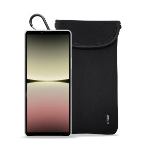 Olixar Black Neoprene Pouch with Card Slot - For Sony Xperia 10 V