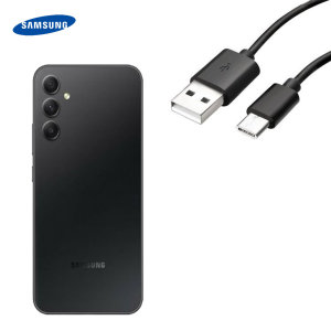 Official Samsung 1.2m USB-C Fast Charging Cable - For Samsung Galaxy A34