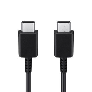 Official Samsung Black USB-C to USB-C Charge and Sync 1m Cable - For Samsung Galaxy S22 Ultra