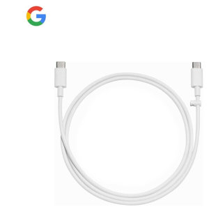 Official Google White USB-C to USB-C Charge and Sync 1m Cable - For Google Pixel 4a 5G