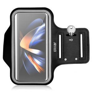 Olixar Black Running and Fitness Armband Holder - For Samsung Galaxy Z Fold5