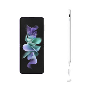 Olixar White Magnetic  Stylus Pen - For Samsung Galaxy Z Flip 4