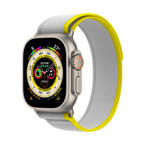 Olixar Grey And Yellow Trail Loop - For Apple Watch SE 2020