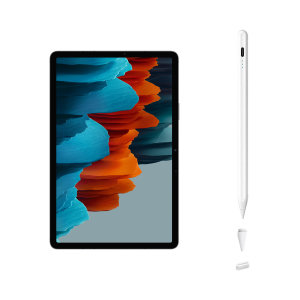 Olixar White Magnetic Universal Stylus Pen - For Samsung Galaxy Tab S7