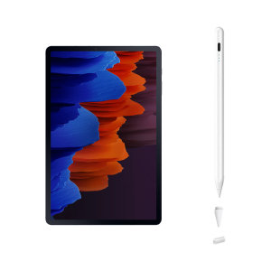 Olixar White Magnetic  Stylus Pen - For Samsung Galaxy Tab S7 Plus