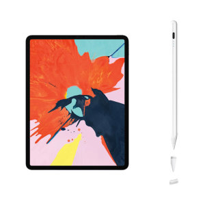 Olixar White Magnetic  Stylus Pen - For iPad Pro 12.9" 2018