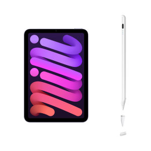 Olixar White Magnetic Universal Stylus Pen - For iPad Mini 6 2021