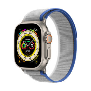 Olixar Grey & Blue Trail Loop - For Apple Watch Series 4 44mm