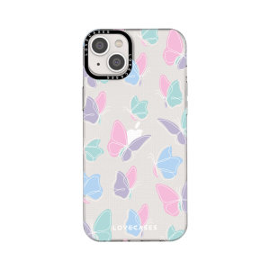 LoveCases Premium Pastel Butterflies Tough Case - For iPhone 14 Pro