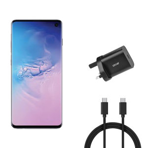 Olixar 18W USB-A Fast Charger & USB-A to C Cable - For Samsung Galaxy S10