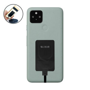 Olixar Black Ultra-Thin USB-C 10W Wireless Charger Adapter - For Google Pixel 5a