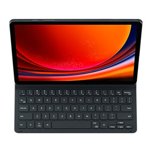 Official Samsung Black Slim Book Cover Keyboard - For Samsung Galaxy Tab S9