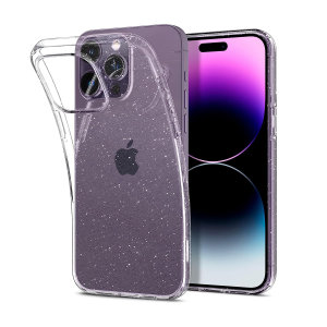 Olixar Clear Glitter Tough Case - For iPhone 14 Pro