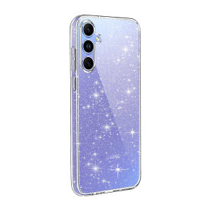 Olixar Clear Glitter Tough Case - For Samsung Galaxy A34